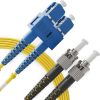 Câble de brassage fibre SC vers ST Duplex monomode  9 / 125um OS1 LSZH - Série de câbles Beyondtech PureOptics