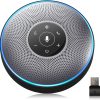 microphones AI Echo & Noise Cancelling, Skype USB Speakerphone AUX in / out pour jusqu'a 8 personnes