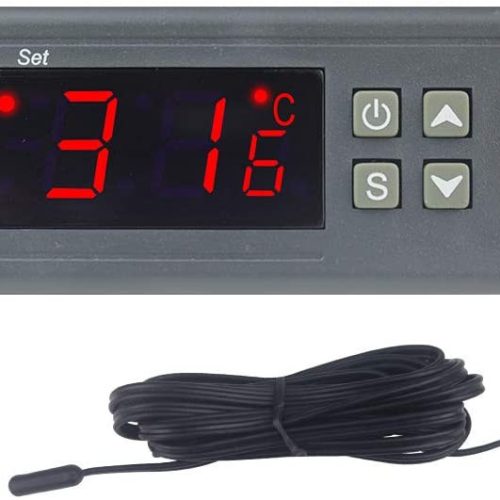 Thermostat numérique STC-1000 AC110-220V avec micro-ordinateur et câble de 1m – Image 3