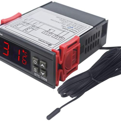Thermostat numérique STC-1000 AC110-220V avec micro-ordinateur et câble de 1m