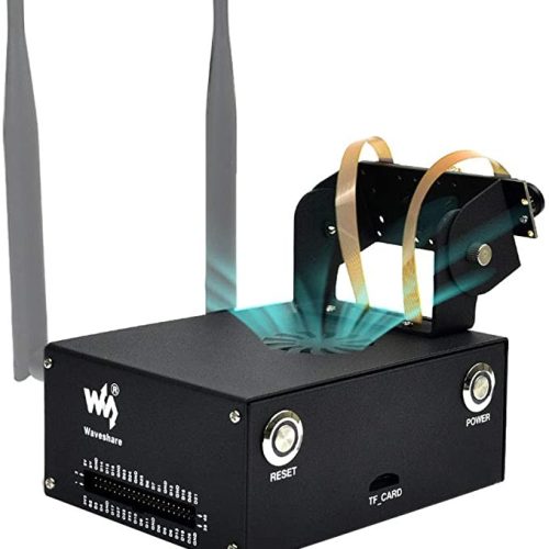 Boîtier métallique Jetson Nano avec Ventilateur de refroidissement compatible avec les versions B01 et A02