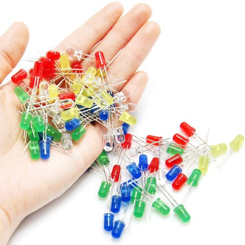 Alternative view of 5mm LED Light Assorted Kit DIY LED pour Arduino (Pack de 100pcs) EK8437