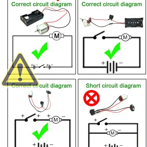 Kit de moteurs à courant continu EUDAX 18, mini moteur de passe-temps électrique 3V -12V 25000 tr – Image 3