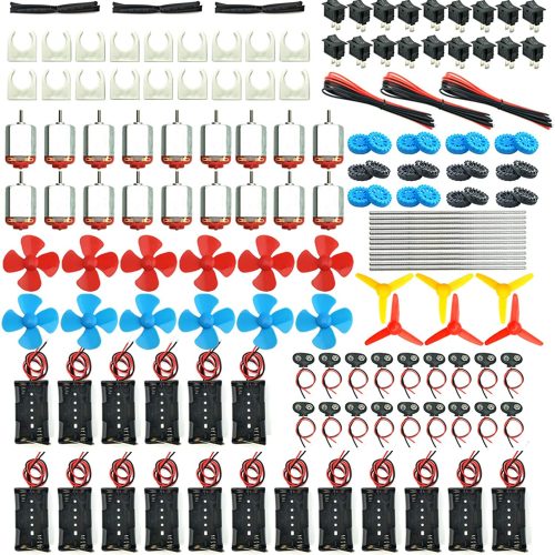 Kit de moteurs à courant continu EUDAX 18, mini moteur de passe-temps électrique 3V -12V 25000 tr