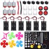 eSynic 6 Set Kit de moteur à courant continu Mini moteur électrique rectangulaire 1.5-3V 24000RPM avec 86 Pc