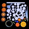 AUKUYEE 78 pièces ensemble d'engrenages en plastique