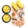 Kit de châssis de voiture Robot à moteur intelligent Lheng 2WD avec roues d'encodeur de vitesse pour Arduino bricolage