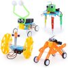 kits scientifiques robotiques, ensembles de kits d'assemblage de moteur électrique à courant continu pour enfants bricolage tige