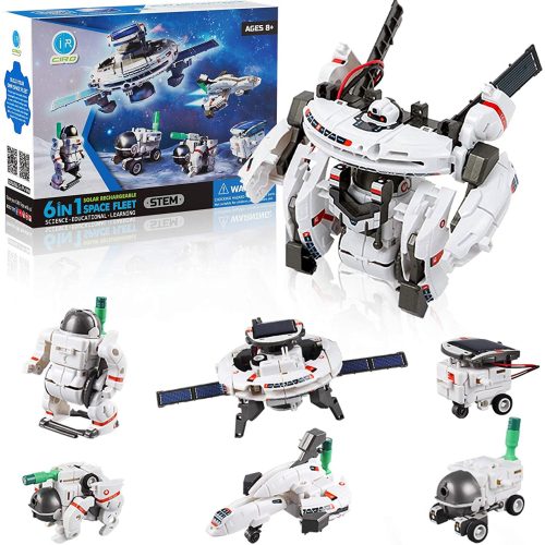 Projets CIRO STEM, 7 en 1 Robot solaire DIY Construction Jouets Kits d'expérimentation scientifique