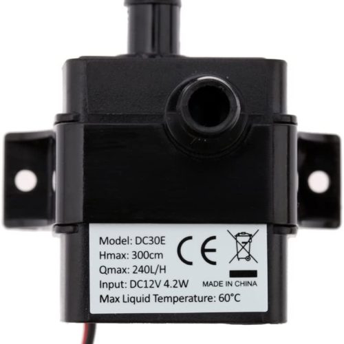 Anself Ultra-silencieux DC12V 4.2W pompe à d'eau submersible étanche pour la circulation de la fontaine d'étang – Image 4