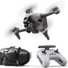 DJI FPV Combo -  UAV avec drone à vue à la première personne avec caméra 4K, mode de vol S, champ de vision super large 150 °,