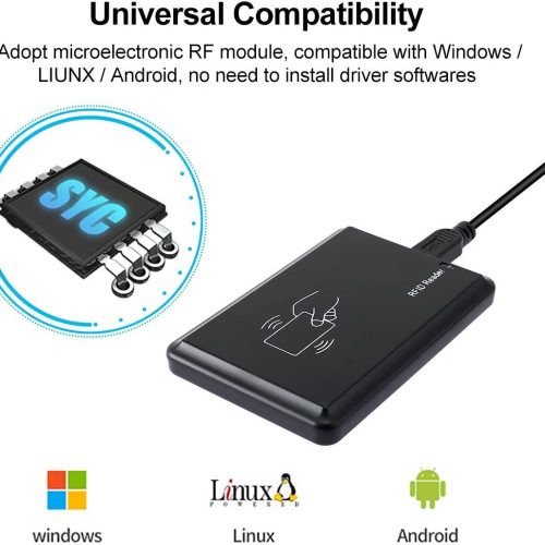 Lecteur RFID double fréquence USB 13.56 mhz + 125 khz – Image 3