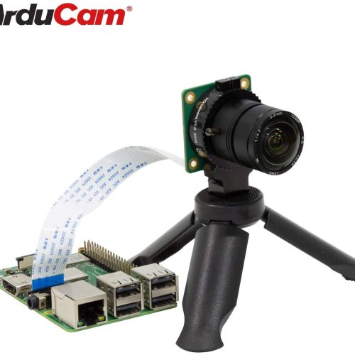 Lentille CS Ultra grand Angle Arducam 120 degrés pour caméra Raspberry Pi HQ, distance focale 3.2mm avec mise au point manuelle