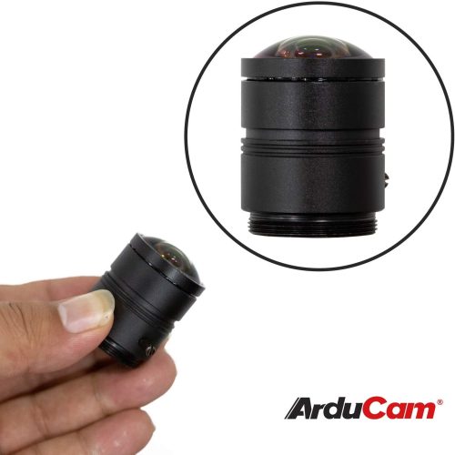 Lentille CS Ultra grand Angle Arducam 120 degrés pour caméra Raspberry Pi HQ, distance focale 3.2mm avec mise au point manuelle – Image 3