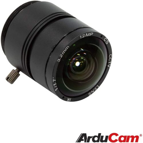 Lentille CS Ultra grand Angle Arducam 120 degrés pour caméra Raspberry Pi HQ, distance focale 3.2mm avec mise au point manuelle – Image 4