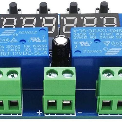 Thermostat de température et d'humidité à deux sorties numériques LED – Image 4