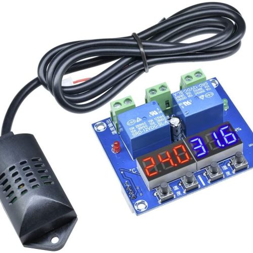 Thermostat de température et d'humidité à deux sorties numériques LED – Image 5