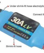 Contrôleur de vitesse électrique de moteur sans balais 30A RC ESC 3A UBEC avec prises de balle XT60 et 3,5 mm – Image 5
