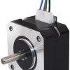 Roll over image to zoom in Moteur pas à pas bipolaire STEPPERONLINE Nema 17 0.7A 13Ncm (18.4oz.in) 17HS10-0704S