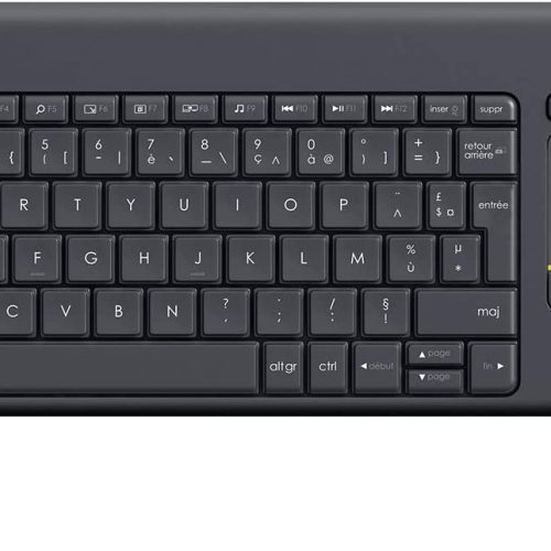 Clavier Logitech K400 Plus sans Fil avec Pavé Tactile pour PC Connecté à TV