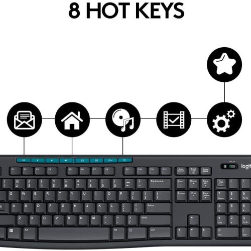 LOGITECH SOURIS + CLAVIER ORDINATEUR MK275  (QWERTY ANGLAIS) – Image 5