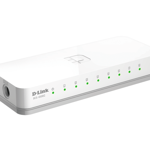 D LINK 8 PORT DESKTOP SWITCH DES-1008C