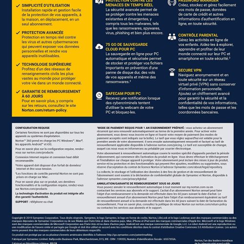 Alternative view of NORTON BY SYMANTEC SECURITY 10 USER