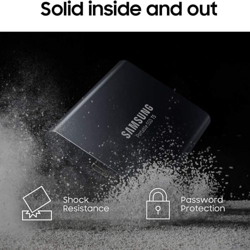 SAMSUNG DISQUE DUR SSD 500GB EXTERNE/PORTABLE SSD T5 – Image 5