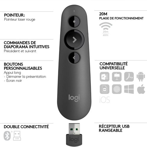 Alternative view of LOGITECH POINTEUR LASER R500