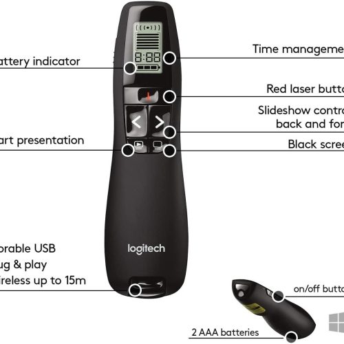 POINTEUR LASER LOGITECH R800 – Image 6