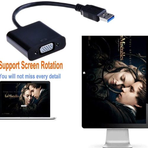 Alternative view of CONVERTISSEUR ADAPTATEUR USB 3.0 TO VGA