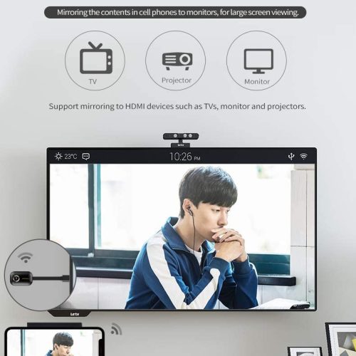 MIRASCREEN WIRELESS DISPLAY DONGLE 4K UHD 5G DUAL BAND/G9 PLUS – Image 5
