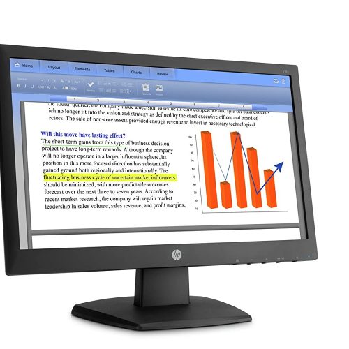 Alternative view of HP ECRAN ORDINATEUR MONITEUR HP-19V194 18.5P 19 OUCES