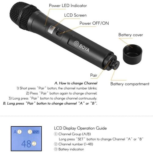 BOYA MICROPHONE WIRELESS BY-WHM8 PRO – Image 6