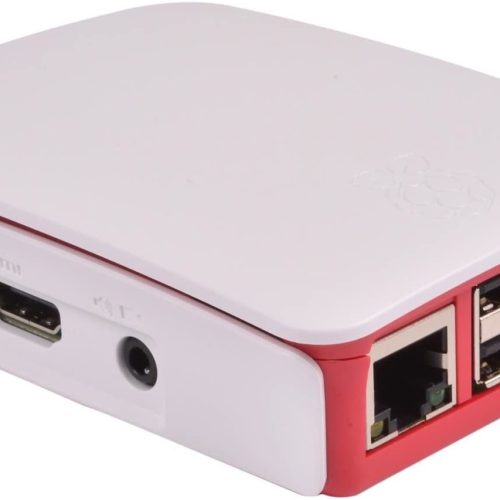 Raspberry Pi RASPBERRY-PI3-CASE Coque Officielle Raspberry Pi 3, Rouge/Blanc – Image 3