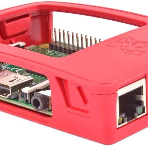 Raspberry Pi RASPBERRY-PI3-CASE Coque Officielle Raspberry Pi 3, Rouge/Blanc – Image 4
