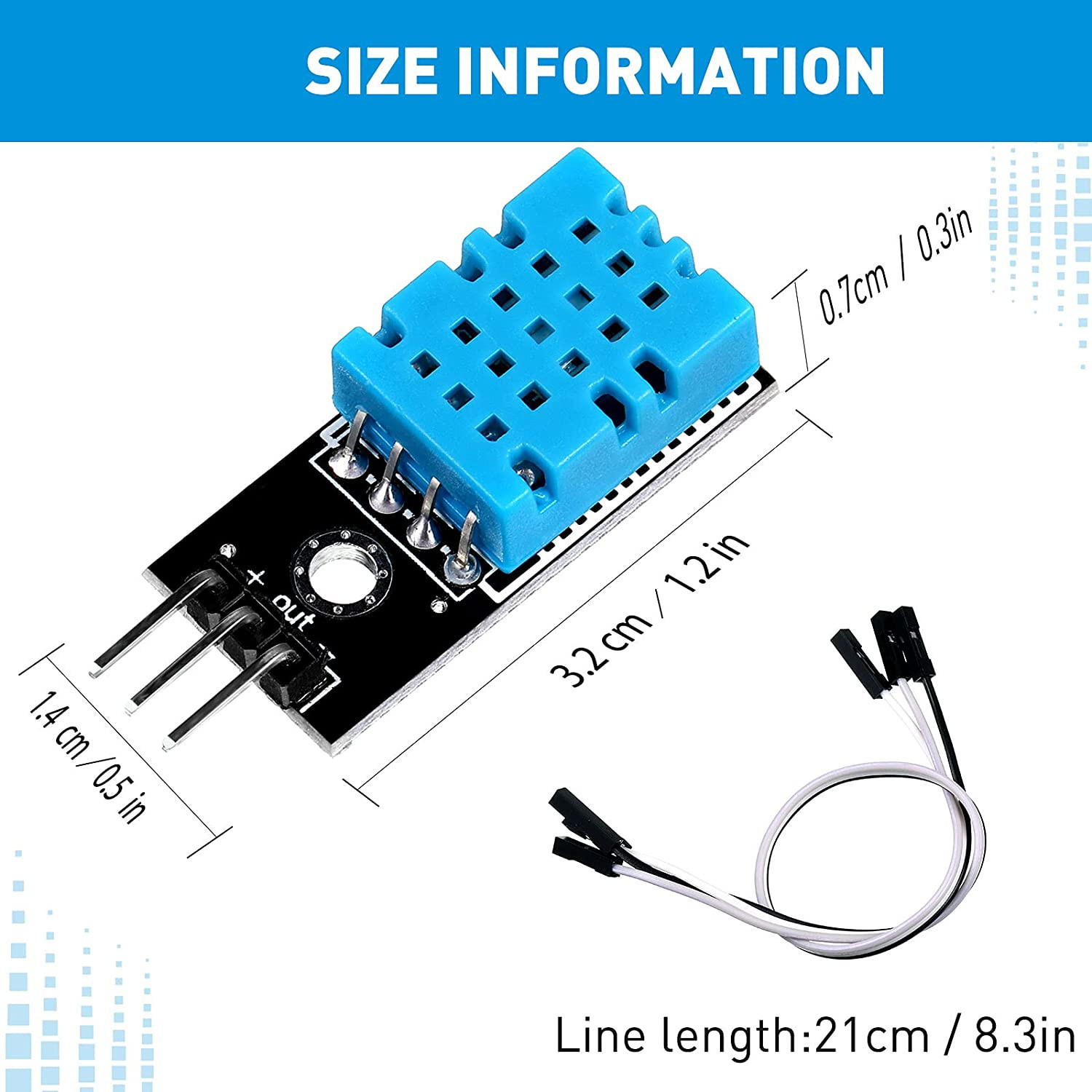 Lot De 4 Capteurs D'humidité Et Température HTU21D - Communication I2C, Alimentation 1.5V-3.6V, Pour Arduino/Raspberry