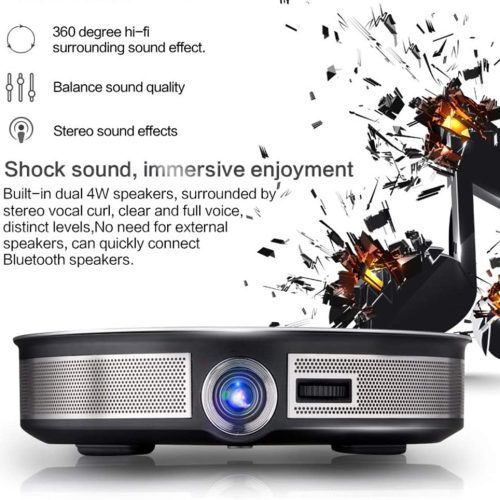 VIDEO PROJECTEUR D8S SMART ANDROID CINEMA PROJECTOR 2GB/16GB – Image 6