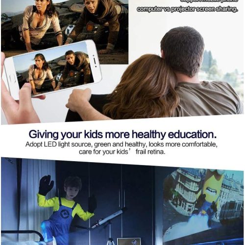 VIDEO PROJECTEUR D8S SMART ANDROID CINEMA PROJECTOR 2GB/16GB – Image 5