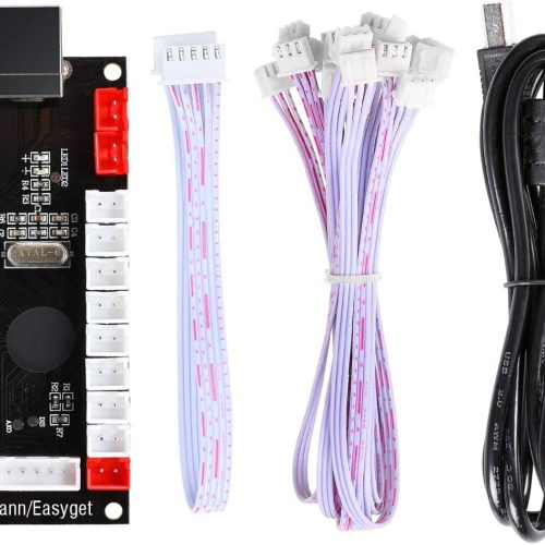 Kit de bricolage d'arcade LED Qenker à 2 joueurs pour jeu PC USB MAME DIY et contrôleur rétro Raspberry Pi DIY – Image 8