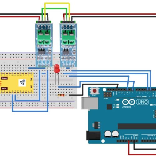 MAX485 RS485 Module émetteur-récepteur TTL UART série vers RS-485 Module pour Arduino Raspberry Pi – Image 4