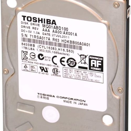 DISQUE DUR TOSHIBA HDD 1TB INTERNE LAPTOP 2"5