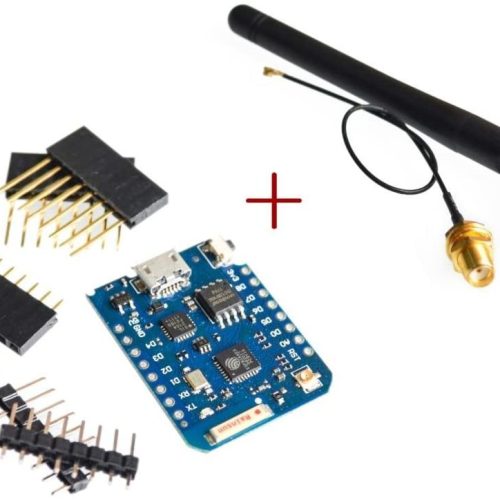 Connecteur d'antenne externe Mayata WEMOS D1 Mini Pro 4 Mo/16 Mo