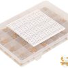 Kit d'assortiment de condensateurs en céramique WOWOONE 960PCS 24Value 50V