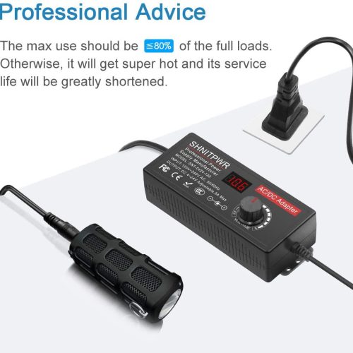 Adaptateur secteur 120W Adaptateur secteur universel 4V 5V 6V 9V 12V 15V 18V 19V 20V 24V Alimentation à découpage réglable – Image 7
