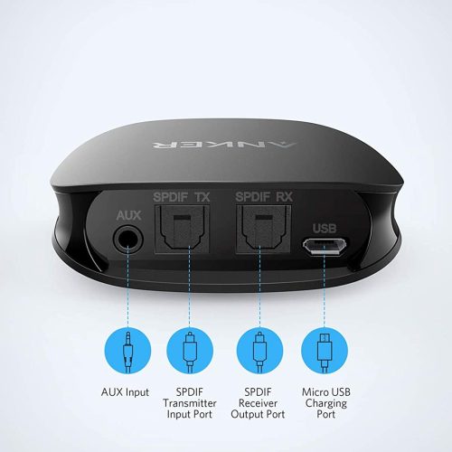 Anker Soundsync A3341 Émetteur et récepteur Bluetooth 2 en 1, avec Bluetooth 5 – Image 3