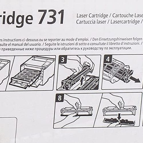 Alternative view of TONER CANON 731 BLEU ORIGINAL