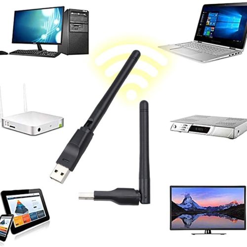 Alternative view of CLE WIFI AVEC ANTENNE MT-7601 2DB CLE STAR SAT POUR DECODEUR