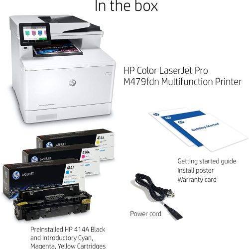 HP IMPRIMANTE Couleur LaserJet Pro MFP M479fdn – Image 3