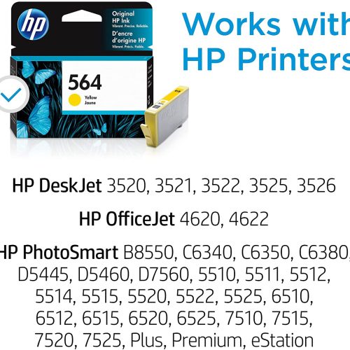 Alternative view of CARTOUCHE HP-564 JAUNE